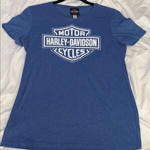 Harley-Davidson Blue Short Sleeve Tee